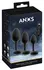ANOS RC Vibrating Plug Set - 3 Sizes, Waterproof, Silicone, Black