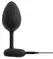 ANOS RC Vibrating Plug Set - 3 Sizes, Waterproof, Silicone, Black