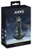 ANOS Vibrating Prostate Plug with Moving Rings, Black, 16.3 cm