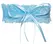 Cottelli Accessories Lace Garter Blue with Satin Bow 5.5cm