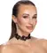 Cottelli ACCESSOIRES Black Lace Choker with Pearls Adjustable S-L