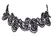 Cottelli ACCESSOIRES Black Lace Choker with Pearls Adjustable S-L