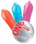 ONE Tattoo Touch 12 pcs Colorful Textured Vegan Latex Condoms