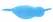 Unihorn Narwhal Dual-Ended Silicone Intimate Device, Blue, 14.3 cm
