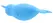 Unihorn Narwhal Dual-Ended Silicone Intimate Device, Blue, 14.3 cm