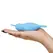 Unihorn Narwhal Dual-Ended Silicone Intimate Device, Blue, 14.3 cm