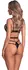 Obsessive Keira Lise Black Strap Body L/XL Adjustable Vinyl Accents