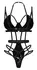 Obsessive Keira Lise Black Strap Body L/XL Adjustable Vinyl Accents
