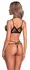 Obsessive Keira Lise Vinyl Open Cup Bra & Crotchless String Set S/M
