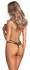 Obsessive Keira Lise Black Vinyl Strap String 2XL/3XL, Adjustable Fit