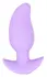 Cuties Vibrating Plug Purple - Compact Silicone Model, 7 Modes, 8 cm