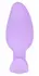 Cuties Vibrating Plug Purple - Compact Silicone Model, 7 Modes, 8 cm