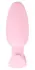 Cuties Rose Vibrating Plug - Compact Silicone Model, 7 Modes, 8 cm