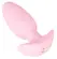 Cuties Rose Vibrating Plug - Compact Silicone Model, 7 Modes, 8 cm