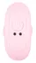 Cuties Rose Vibrating Plug - Compact Silicone Model, 7 Modes, 8 cm