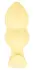 Cuties Vibrating Plug Yellow - Compact Silicone Model, 7 Modes, 8 cm