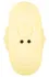 Cuties Vibrating Plug Yellow - Compact Silicone Model, 7 Modes, 8 cm