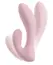 beau coeur Cerya Strong Mini Dual-Arm Vibrator, 14 cm, Purple