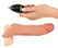 Realistixxx RealSleeve Vibrating Extension 20 cm Liquid Silicone