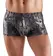 Svenjoyment Metallic Silver Design Men's Pants, Size S, Stretch Fit