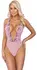 Kissable Body L/XL Floral Embroidered Pink Adjustable Back Straps