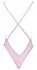 Kissable Embroidered Floral Body S/M Pink Adjustable Straps
