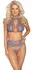Kissable Lingerie Set L/XL - Lavender Lace, Adjustable Suspender Belt