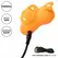 CalExotics Neon Vibes Orange Ergonomic Finger Device 10 Modes Waterproof