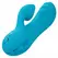 CalExotics Sunset Beach Seducer Dual-Action Vibrator Blue USB Rechargeable