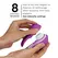 Womanizer Liberty 2 Violet Intimate Air Wave Device with Magnetic Cover