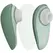 Womanizer Liberty 2 Light Green Compact Air Wave System with Travel Case