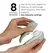 Womanizer Liberty 2 Light Green Compact Air Wave System with Travel Case