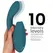 Womanizer Duo 2 Blue Petrol - Dual-Action Air Pulse & Vibration System