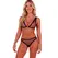 PASSION Belissana Blue L/XL - Elegant Sheer Bra & Thong Set with Lace Detail