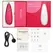 Womanizer Premium 2 Intimate Air System Raspberry, 14 Modes, Silicone
