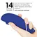 Womanizer Premium 2 Blueberry - Air Pulse Intimate Device, 14 Levels, Waterproof