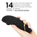 Womanizer Premium 2 Black - Air Pulse System, 14 Levels, Waterproof