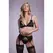 Christine Axelle Black 3-Piece Lace Bra Set with Decorative Openings L-XL