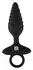 ANOS Flexible Plug Twisted Design - 10-Mode Vibrating Silicone, Black