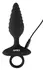 ANOS Flexible Plug Twisted Design - 10-Mode Vibrating Silicone, Black