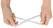beau coeur PARINOR Silicone Dual Support Ring, Transparent, 10.6 cm