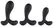 ANOS Silicone Training Set - 3-Piece Anal Trainer with Curved Tips