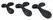 ANOS Silicone Training Set - 3-Piece Anal Trainer with Curved Tips