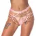 Bad Kitty Rose Harness Set Adjustable S-L Elegant Chains Pink