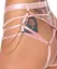 Bad Kitty Rose Harness Set Adjustable S-L Elegant Chains Pink