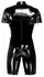 Black Level Men's Short Vinyl Club Playsuit L, Glossy Finish