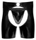 Black Level Men's Vinyl Chaps S Shiny Anatomic Design Black