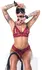 Bad Kitty Premium Chain Bondage Set 6-Piece Black & Gold Adjustable Kit