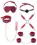 Bad Kitty Gems Pink Bondage Kit with Pearl Finish and Gold Details 6pcs