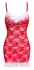 Cottelli Lingerie X-Mas Chemise S/M, Red Lace, Adjustable Straps
